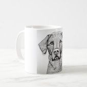 Labrador Retriever Mok (Voorkant links)