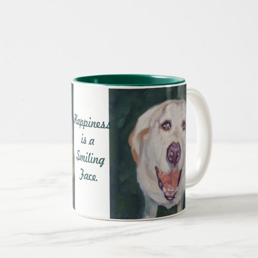 Labrador Retriever Mok Geluk is.. (Voorkant rechts)