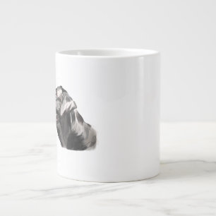 Labrador Retriever Mok, Lab Hond Koffie Waterverf Grote Koffiekop