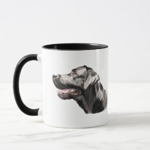 Labrador Retriever Mok, Lab Hond Koffie Waterverf Mok