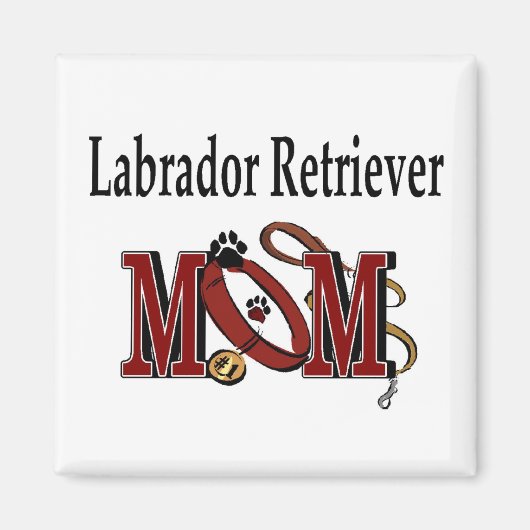 Labrador Retriever MOM-cadeaus Magneet (Voorkant)