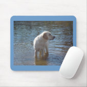 Labrador Retriever mousepad bij het meer Muismat (Met muis)