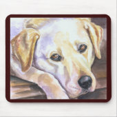 Labrador Retriever Mousepad Muismat (Voorkant)