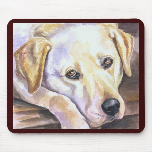 Labrador Retriever Mousepad Muismat (Voorkant)