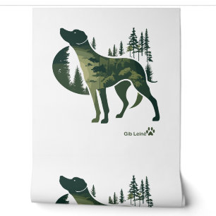 Labrador Retriever - natuur voor hondenliefhebbers Behang