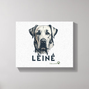 Labrador Retriever - natuur voor hondenliefhebbers Canvas Afdruk