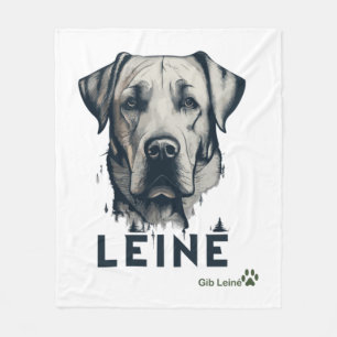Labrador Retriever - natuur voor hondenliefhebbers Fleece Deken