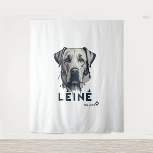 Labrador Retriever - natuur voor hondenliefhebbers Wandkleed (Voorkant)