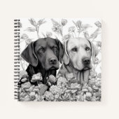 Labrador Retriever Notitieboek (Voorkant)