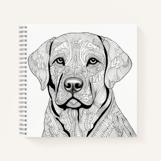 Labrador Retriever-Notitieboek Notitieboek (Voorkant)