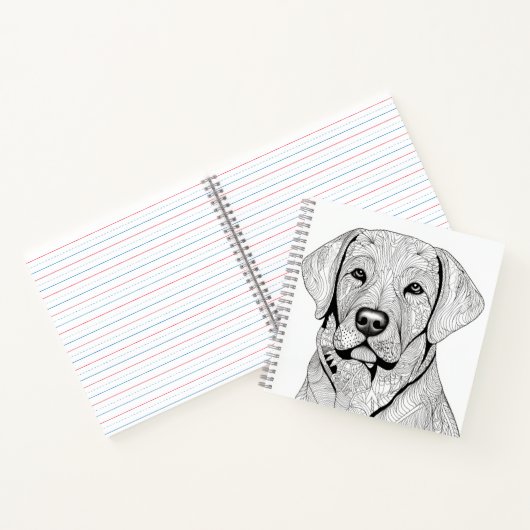 Labrador Retriever-Notitieboek Notitieboek (Binnen)