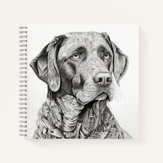 Labrador Retriever-Notitieboek Notitieboek (Voorkant)