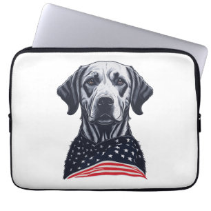 labrador retriever onafhankelijkheidsdag laptop sleeve