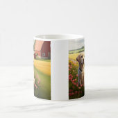 Labrador Retriever op Boerderij Koffiemok (Center)