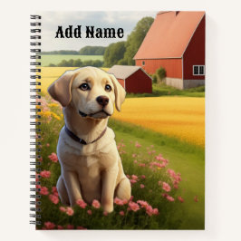 Labrador Retriever op Boerderij Notitieboek