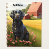 Labrador Retriever op boerderij Planner (Voorkant)