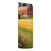 Labrador Retriever op Boerderij Thermosbeker (Geroteerd rechts)