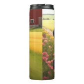 Labrador Retriever op Boerderij Thermosbeker (Achterkant)