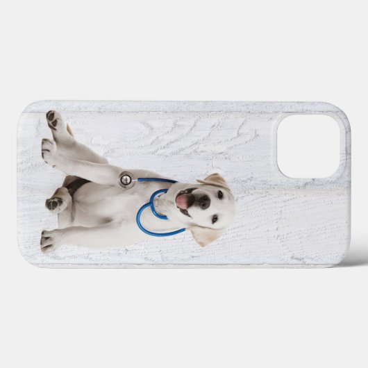 Labrador Retriever op gewitwasd hout Case-Mate iPhone Case (Achterkant (horizontaal))