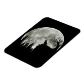 Labrador Retriever op Mountain Halloween Graphic Magneet (Linkerzijde)