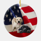 Labrador Retriever Ornament (Achterkant)
