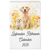 Labrador Retriever Ouder en Puppy Kalender (Hoes)