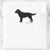 Labrador Retriever Ovale Stickers (Tas)