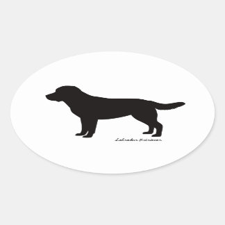 Labrador Retriever Ovale Stickers