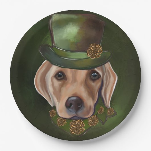 LABRADOR RETRIEVER PAPIEREN BORDJE (Voorkant)