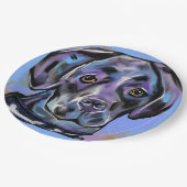 LABRADOR RETRIEVER PAPIEREN BORDJE (Gekanteld)