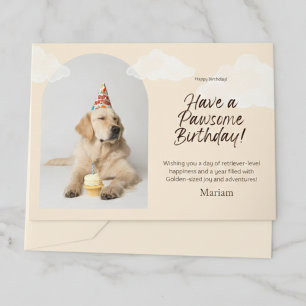 Labrador Retriever Party Pet Verjaardagsgroet Kaart