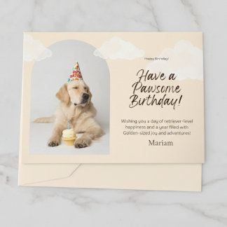 Labrador Retriever Party Pet Verjaardagsgroet Kaart