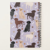 Labrador Retriever Paws and Bones Planner (Achterkant)