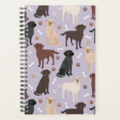 Labrador Retriever Paws and Bones Planner (Voorkant)