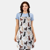 Labrador Retriever Paws and Botten Apron Schort (Gedragen)