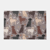 Labrador Retriever Paws and Botten Doormat Deurmat (Voorkant)