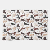 Labrador Retriever Paws and Botten Kitchen Towel Theedoek (Horizontaal)