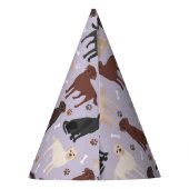 Labrador Retriever Paws and Botten Party Pet Feesthoedjes (Achterkant)