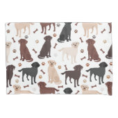 Labrador Retriever Paws and Botten Pillow Hoesje Kussensloop (Voorkant)