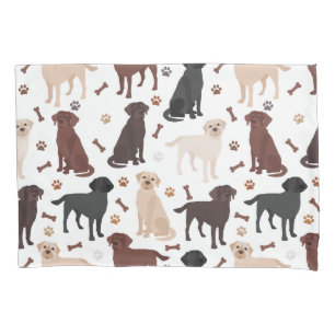 Labrador Retriever Paws and Botten Pillow Hoesje Kussensloop
