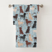 Labrador Retriever Paws en Botten Bad Handdoek (Insitu)