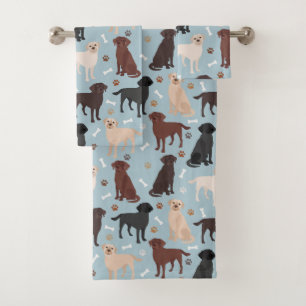 Labrador Retriever Paws en Botten Bad Handdoek