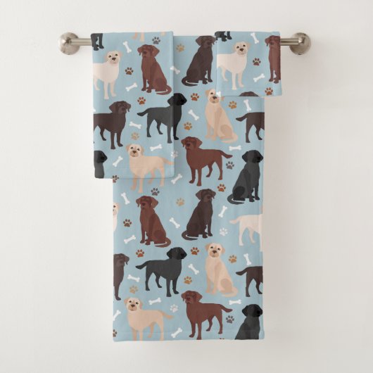 Labrador Retriever Paws en Botten Bad Handdoek (Insitu)
