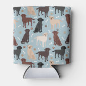 Labrador Retriever Paws en Botten Blikjeskoeler (Voorkant)