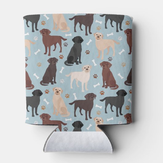 Labrador Retriever Paws en Botten Blikjeskoeler (Achterkant)