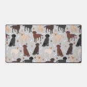 Labrador Retriever Paws en Botten Bureaumat (Voorkant)