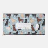 Labrador Retriever Paws en Botten Bureaumat (Keyboard & Muis)