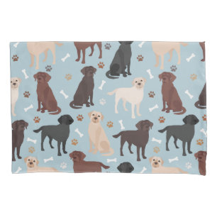 Labrador Retriever Paws en Botten Kussensloop