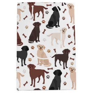 Labrador Retriever Paws en Botten Medium Cadeauzakje