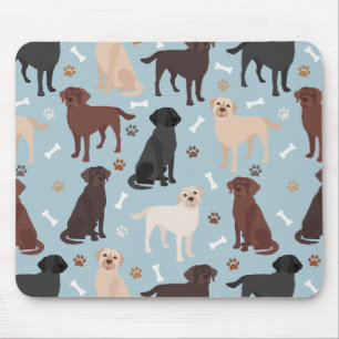 Labrador Retriever Paws en Botten Muismat